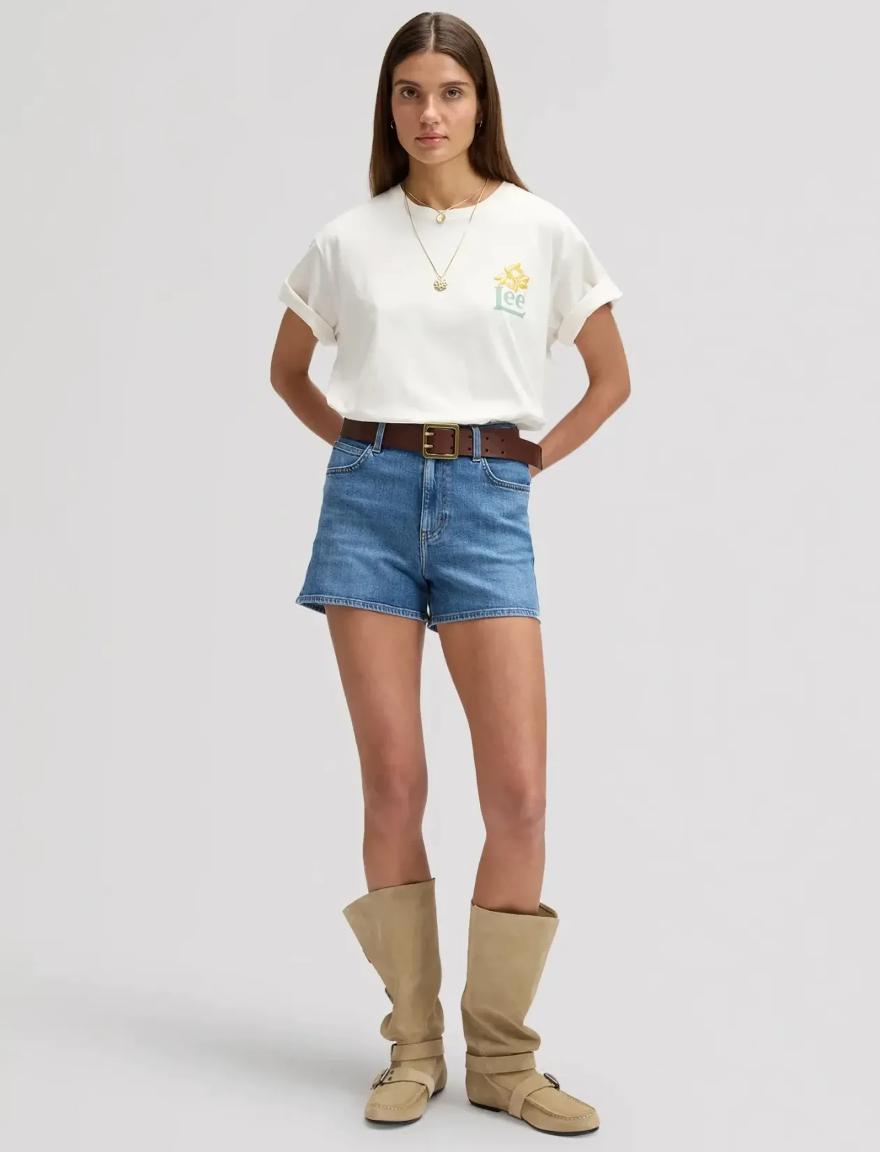 CAROL SHORT - Denim shorts