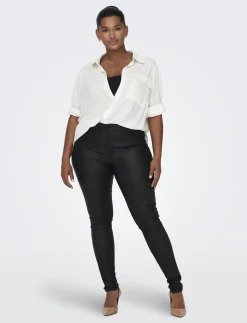 CARPUNK REG SK COATED PANTS NOOS - Læderbukser
