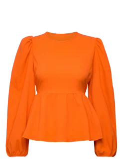 Carrie LS Bow Blouse - Langærmede bluser