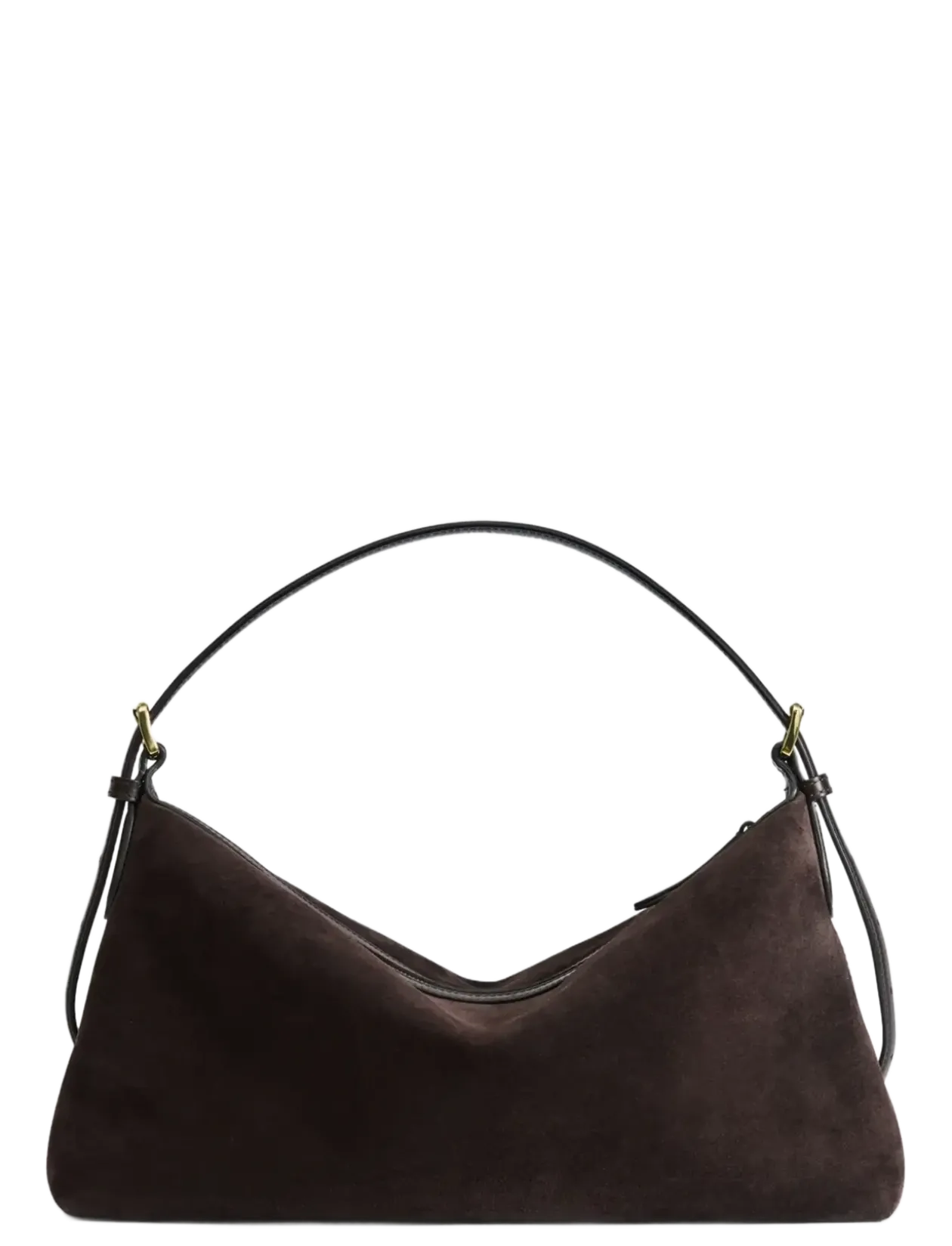 Castellare Walnut Suede/Vacchetta - Top handle tasker