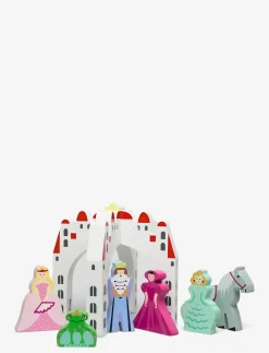 Castle with 6 characters - Træfigurer