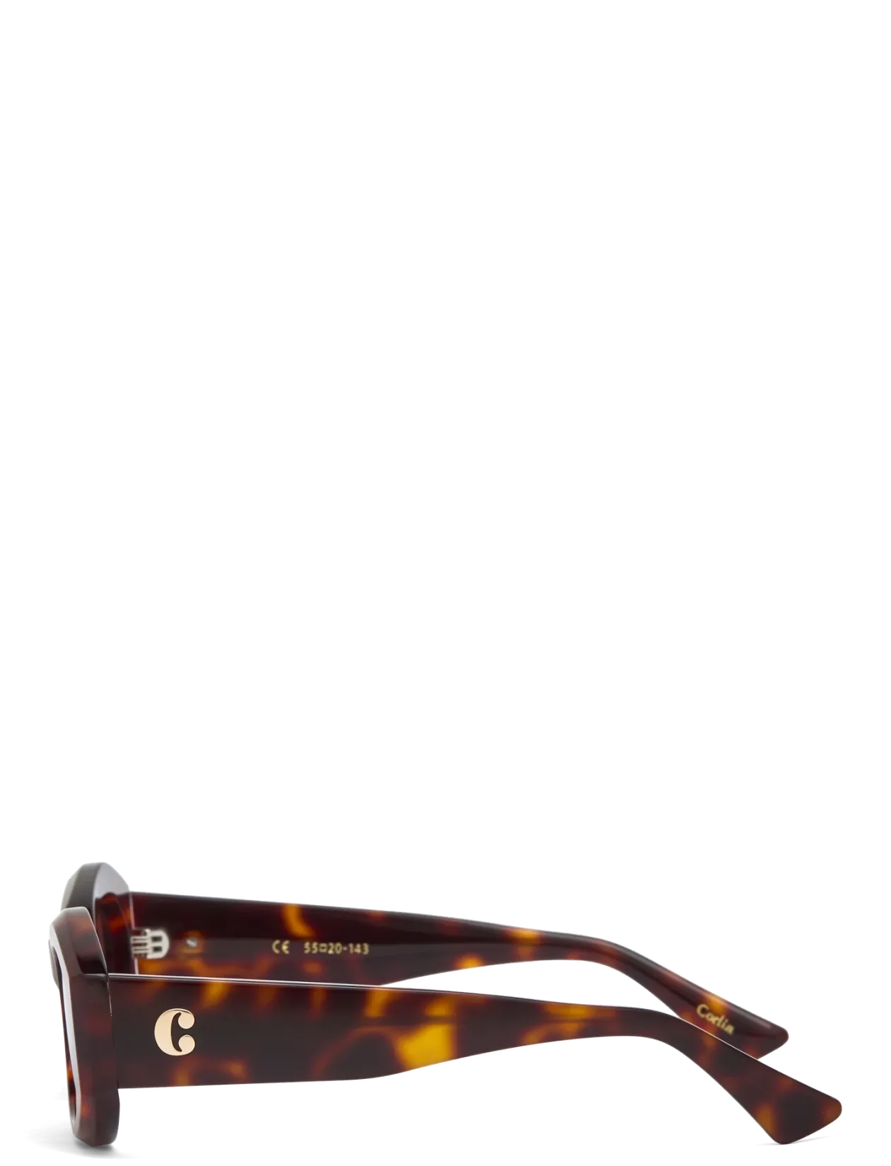 Celeste Tortoise Brown - Round Frame