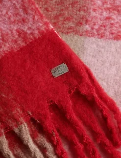 CHECK PATTERNED SCARF - Halstørklæder
