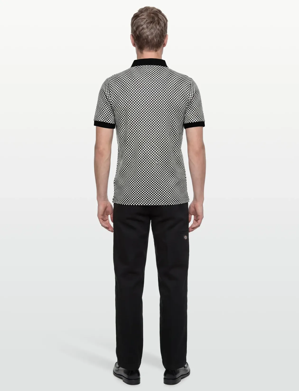CHEQUERBOARD POLO SHIRT - Kortærmede