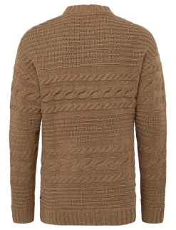 Chuck Heavy Wool Cable - Rund hals