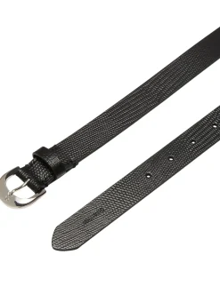 CLASSIC BUCKLE LIZARD EMBOSS 25M - Bælter