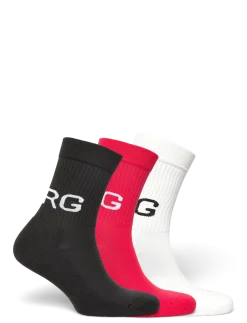 CLASSIC POLYAMIDE CREW SOCK 3p - Strømper