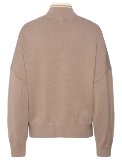 College Knitted Half Zip - Sweatshirts