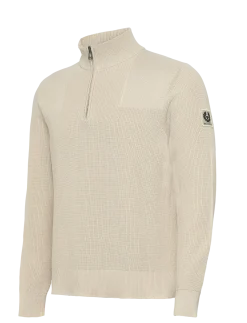 COMMANDER QUARTER ZIP JUMPER Silver Birch - Strik