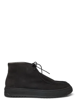 Core Mid U Suede Black - Moc Toe sko