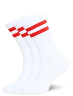 Core Stripe Crew Socks 3-pack - Sokker