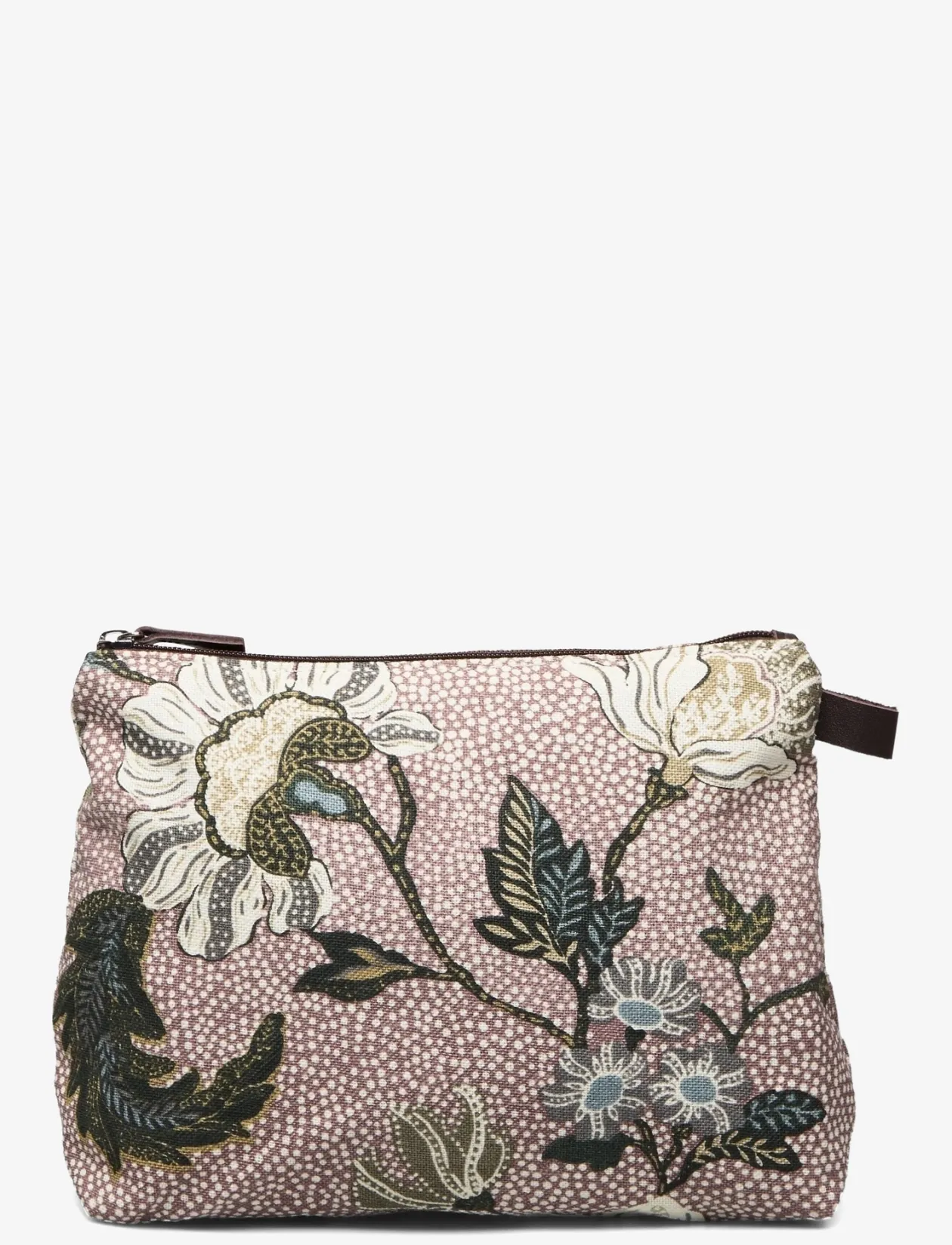 Cosmetic Bag Flower Linen - Toilettasker