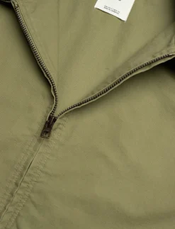 Cotton jacket with contrasting collar - Lette jakker