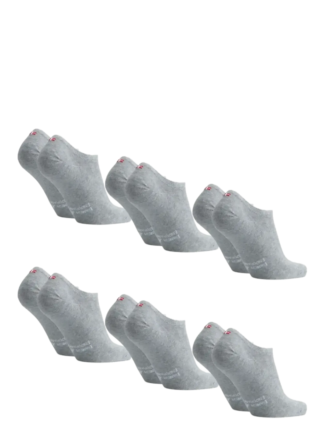 Cotton No-Show Socks 6-pack - Strømper