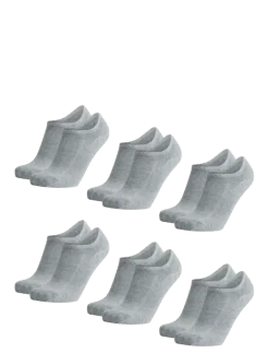 Cotton No-Show Socks 6-pack - Strømper