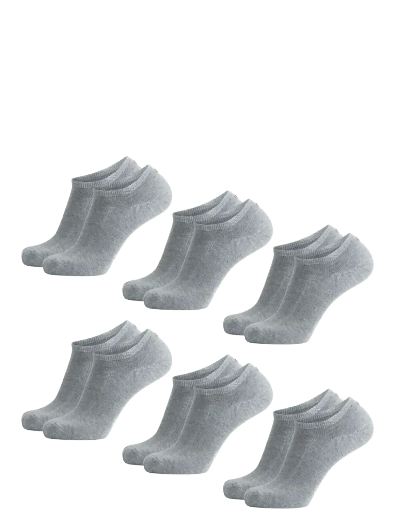 Cotton No-Show Socks 6-pack - Strømper