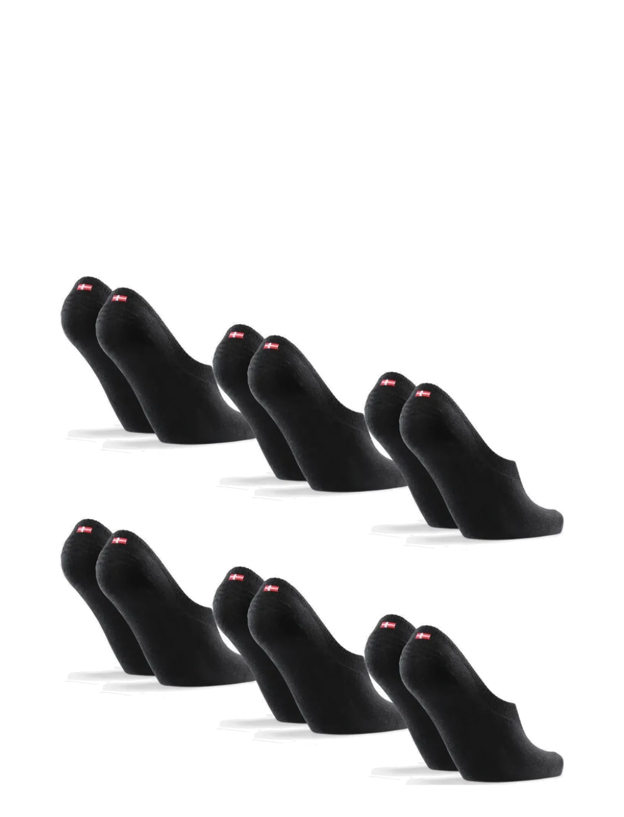 Cotton No-Show Socks 6-pack - Strømper