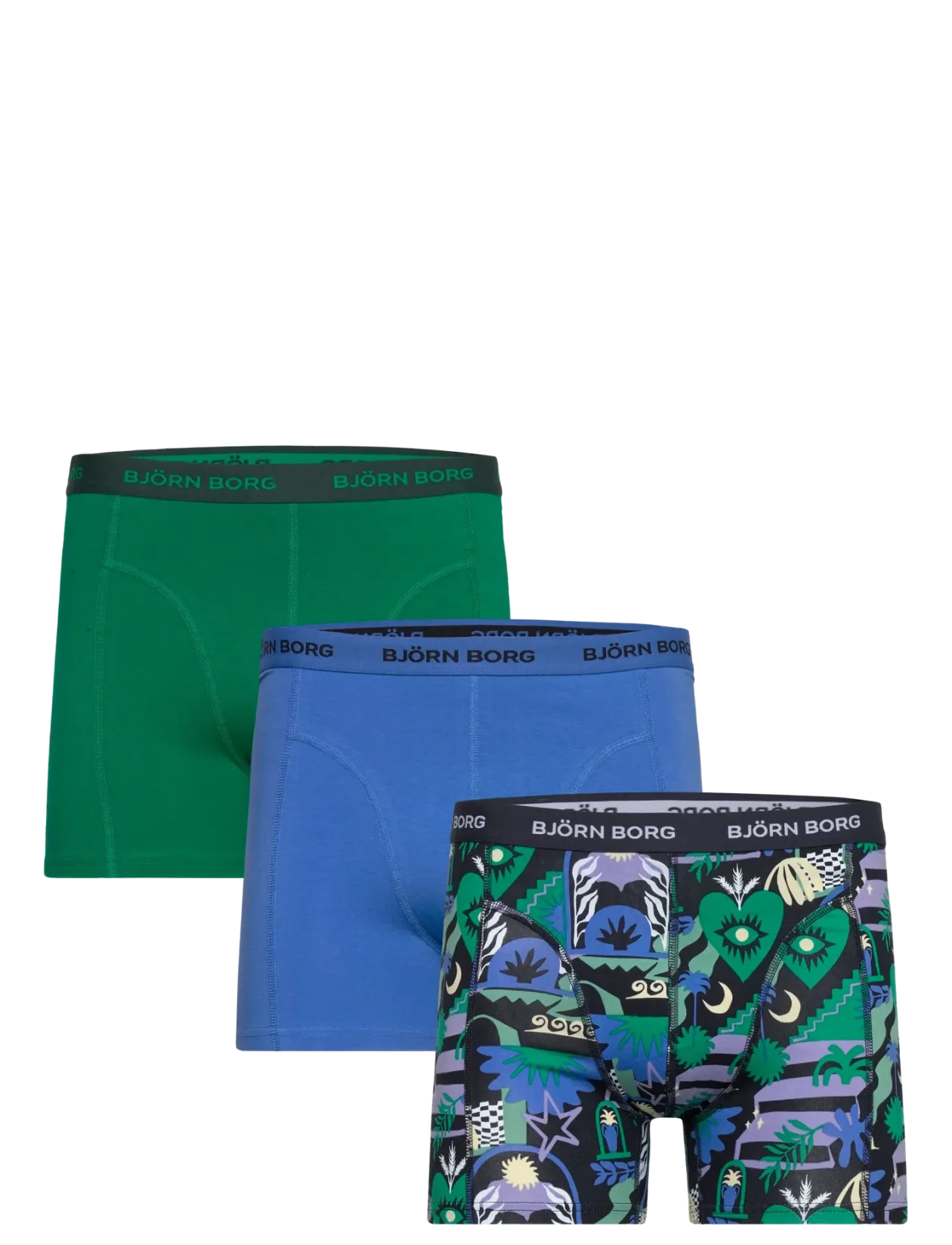COTTON STRETCH BOXER 3p - Boxershorts