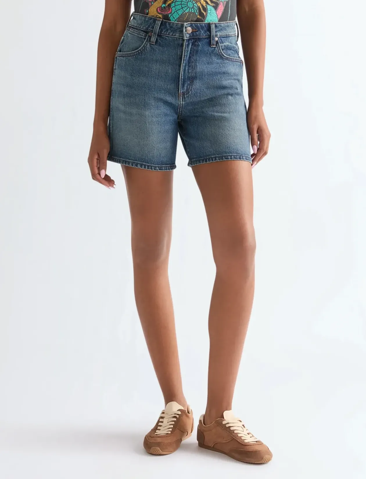 COWBOY SHORT 5 INCH - Denim shorts
