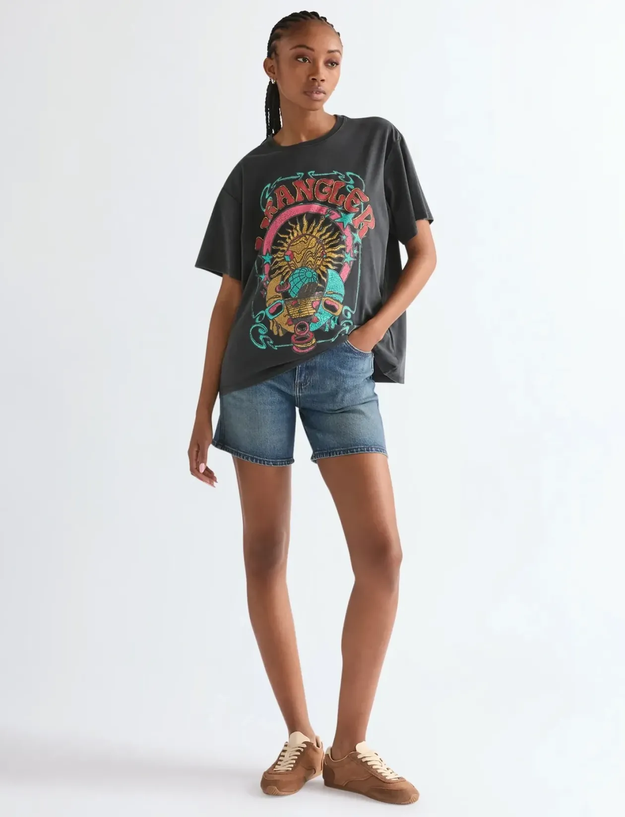 COWBOY SHORT 5 INCH - Denim shorts