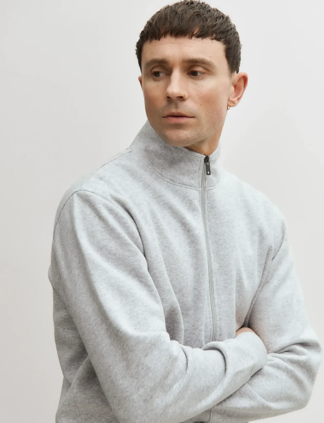 Crew Neck full zip ESJOHAN - Sweatshirts