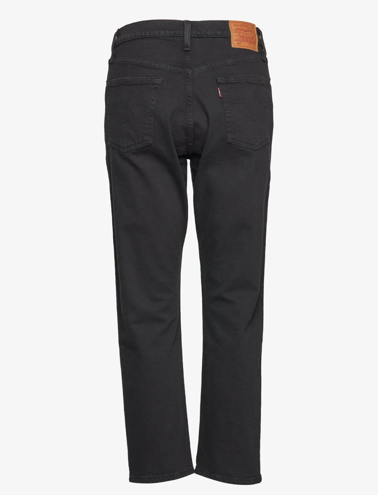 501 CROP BLACK SPROUT - Straight jeans