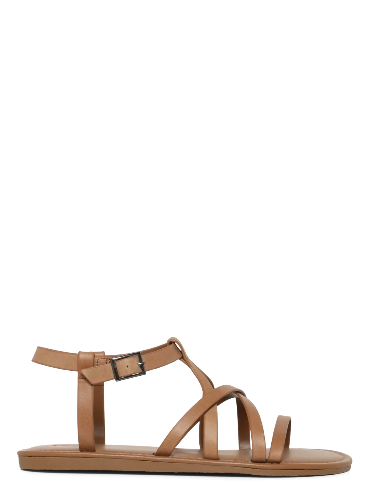 Cross-strap leather sandals - Sandaler