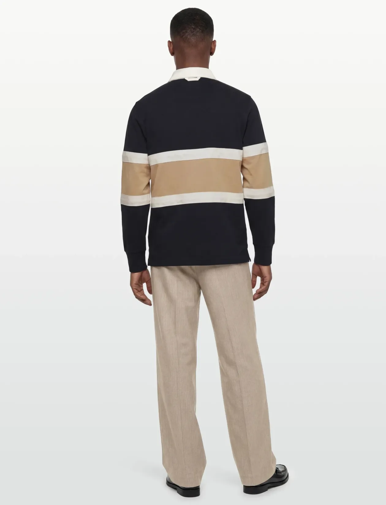 CUT AND SEWN RUGGER - Langærmede