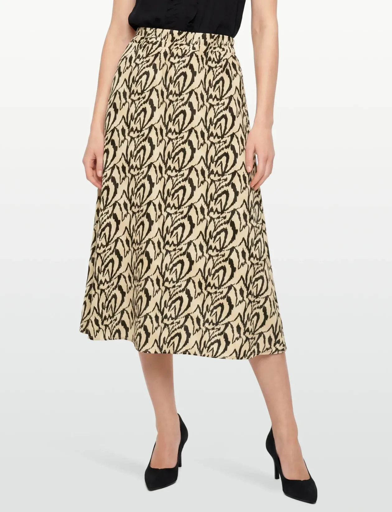 Daniela High Waist Midcalf Skirt - Midinederdele