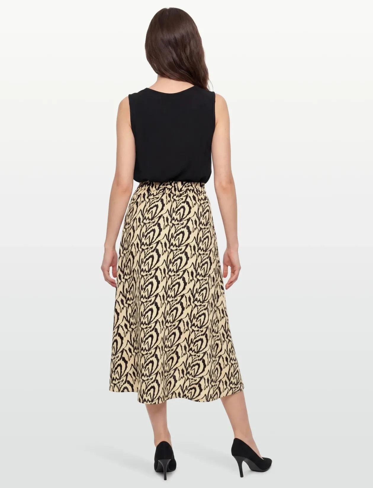 Daniela High Waist Midcalf Skirt - Midinederdele