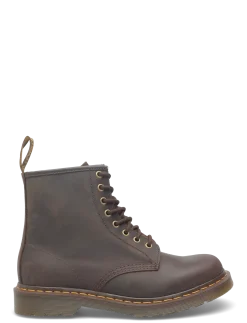 1460 Dark Brown Crazy Horse - Snørestøvler