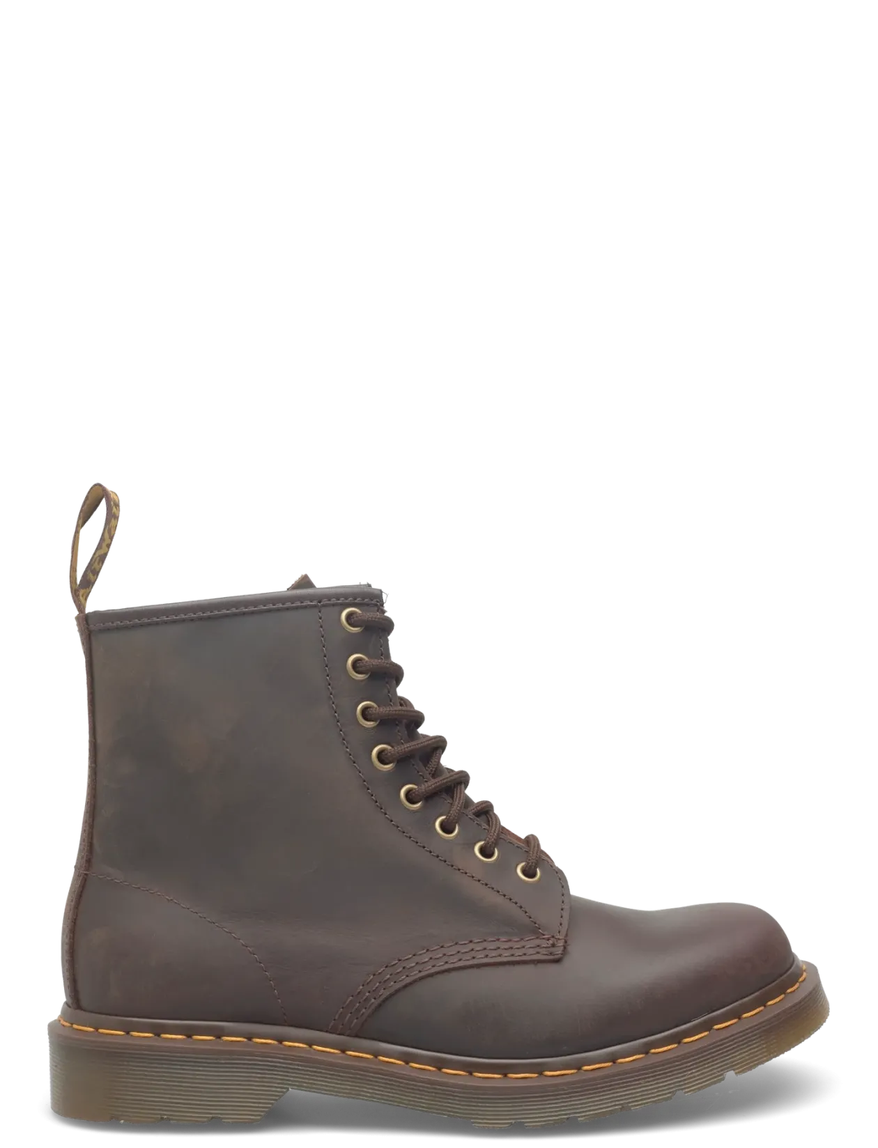 1460 Dark Brown Crazy Horse - Snørestøvler
