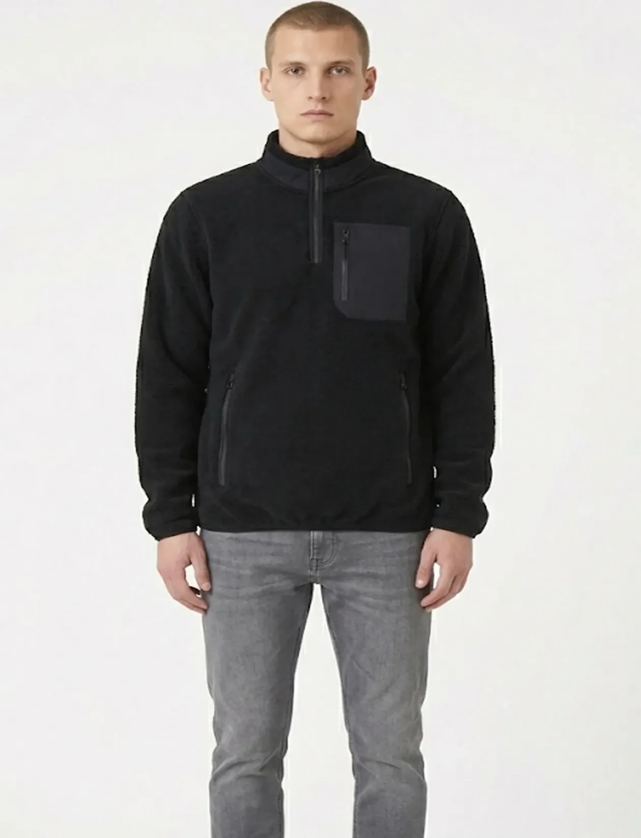 David Micro Fleece Halfway Zip - Midlayer-jakker