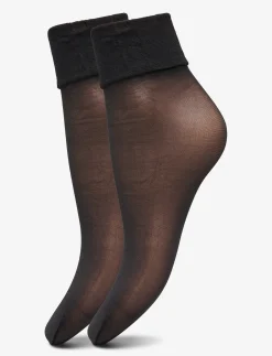 DECOY ankle sock silklo 2pk - Strømper