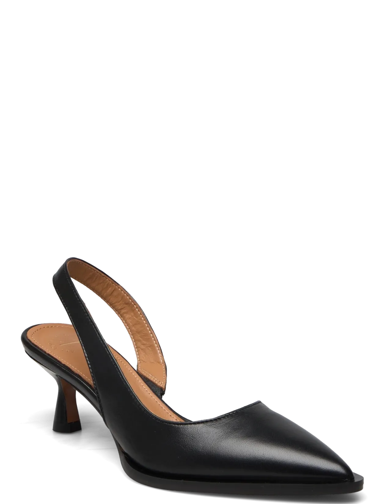 Desana Black Nappa - Slingbacks