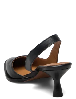 Desana Black Nappa - Slingbacks