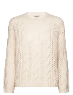 D6Flory cable sweater - Strik