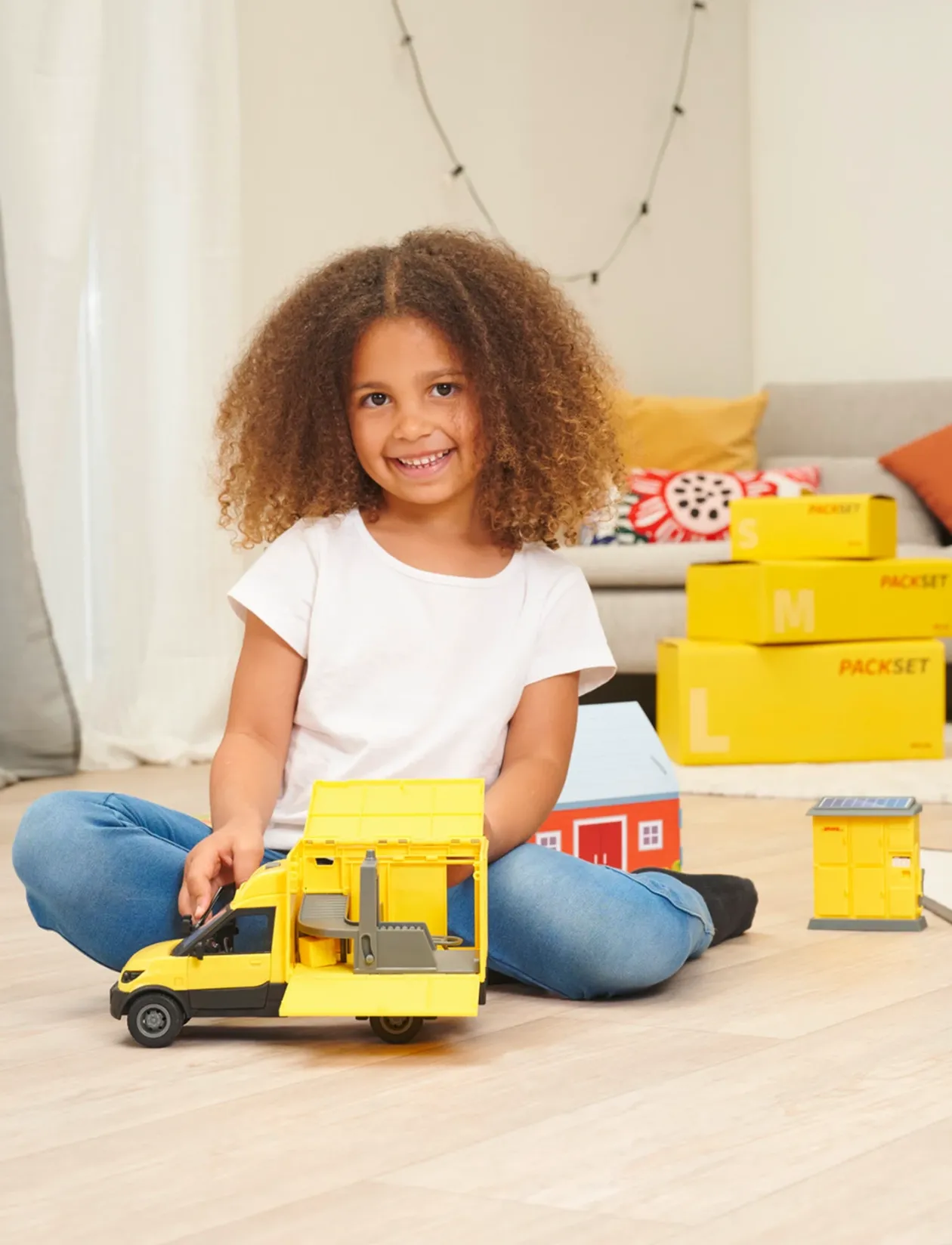 Dickie Toys DHL Delivery Set - Legekøretøjer