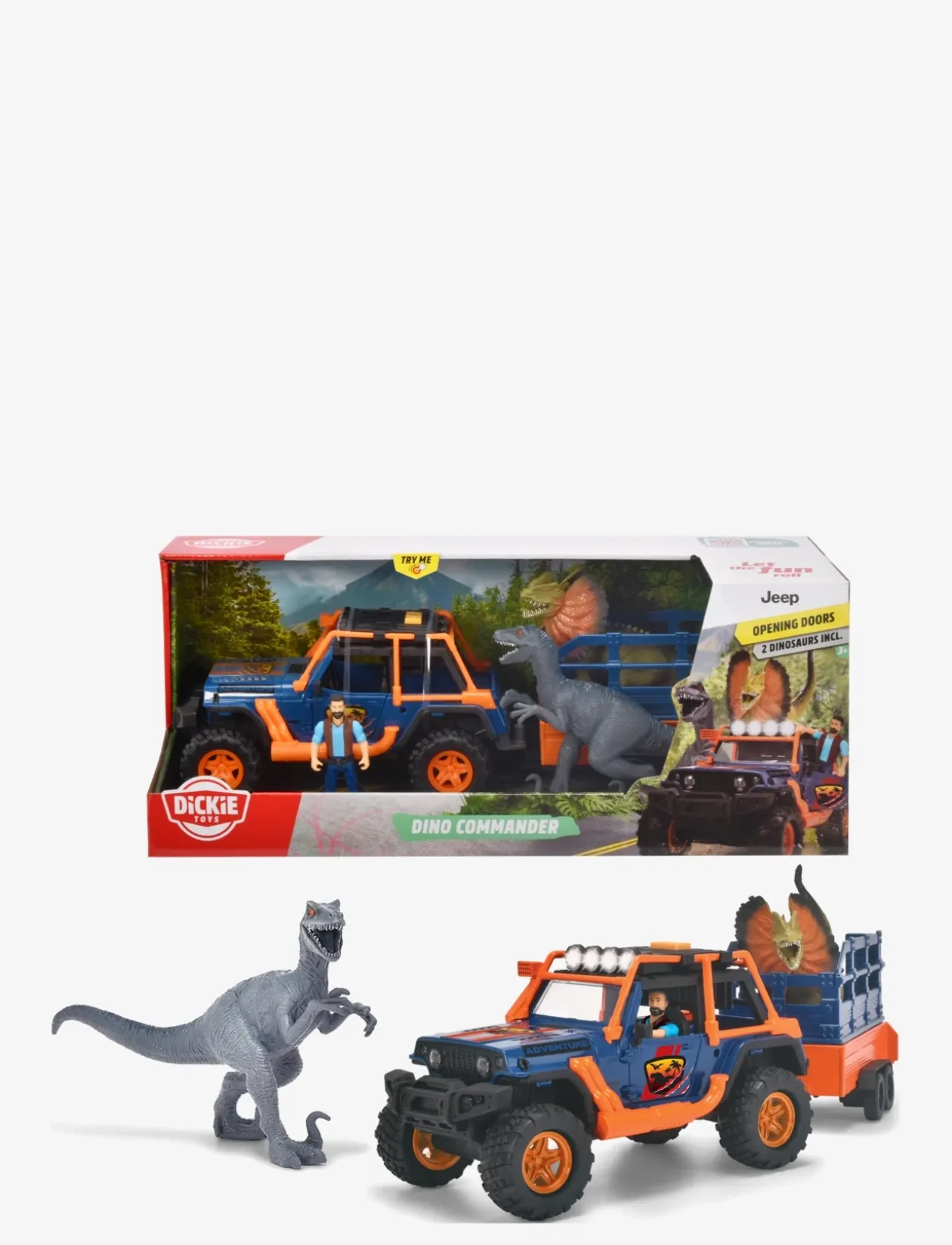 Dickie Toys Dino Commander - Lastbiler