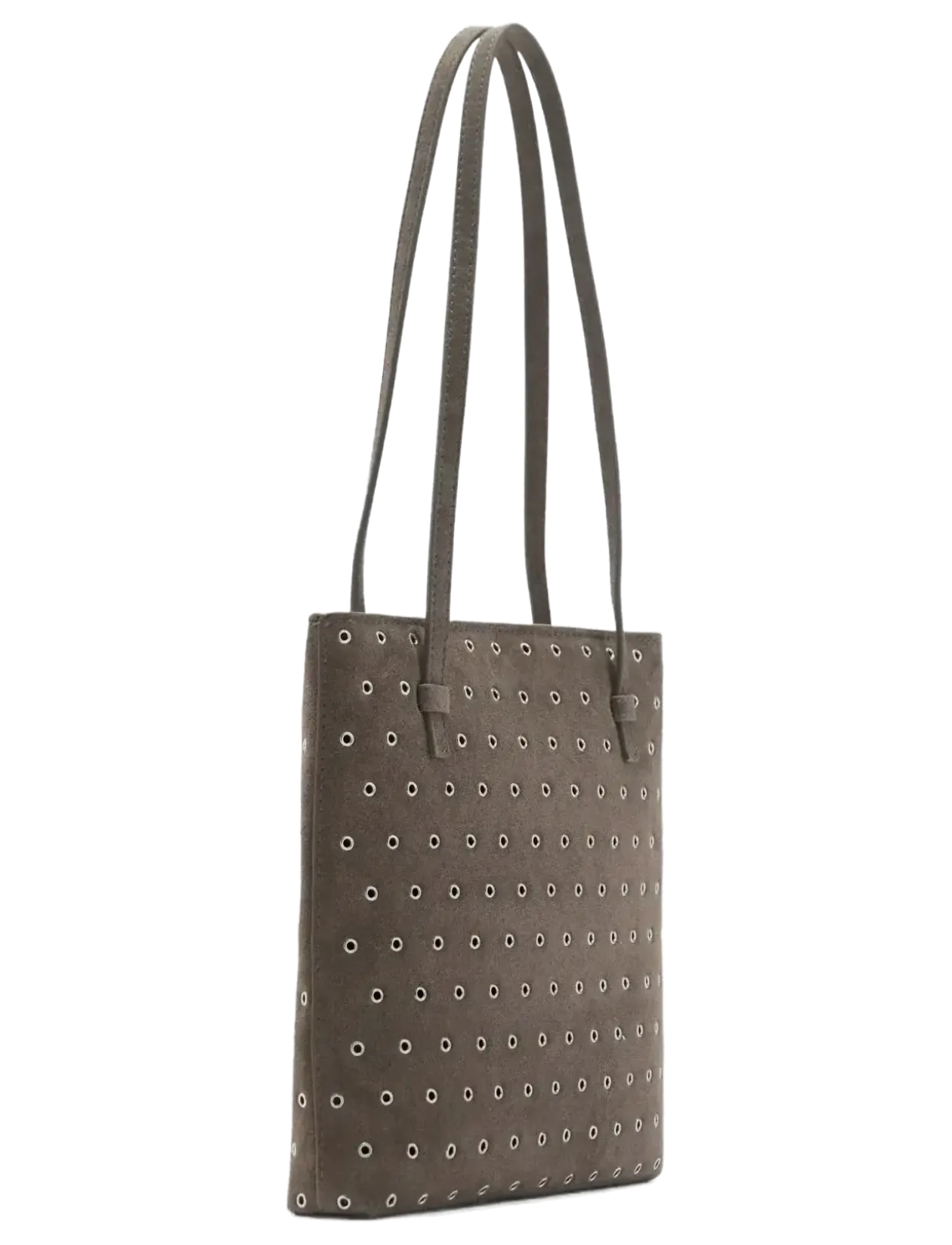 Die-cut leather shoulder bag - Shoppere