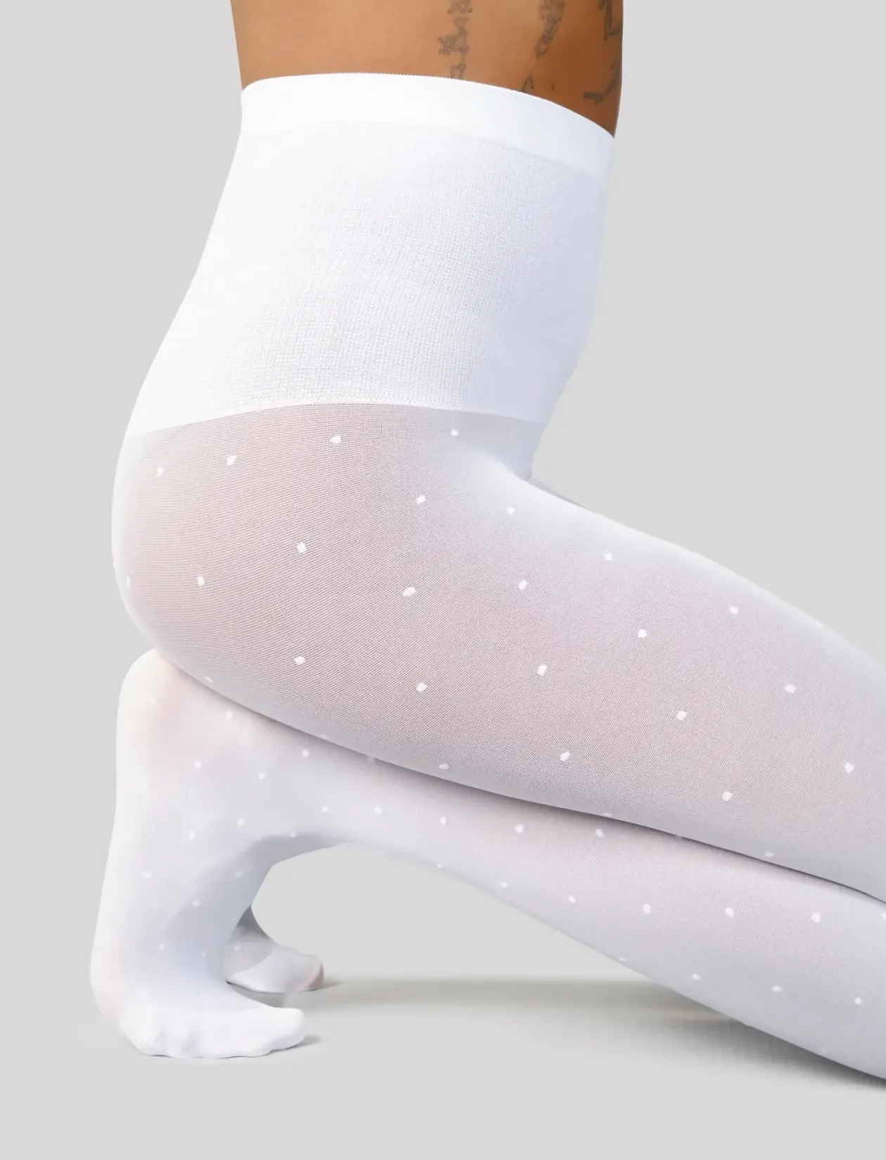 Doris Dots tights 40D - Strømpebukser