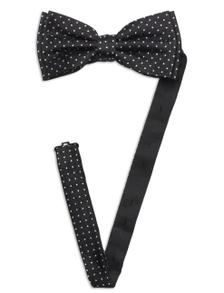Dots Silk Bow Tie - Butterflies