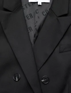Double-breasted blazer with utility - Dobbeltradede blazere