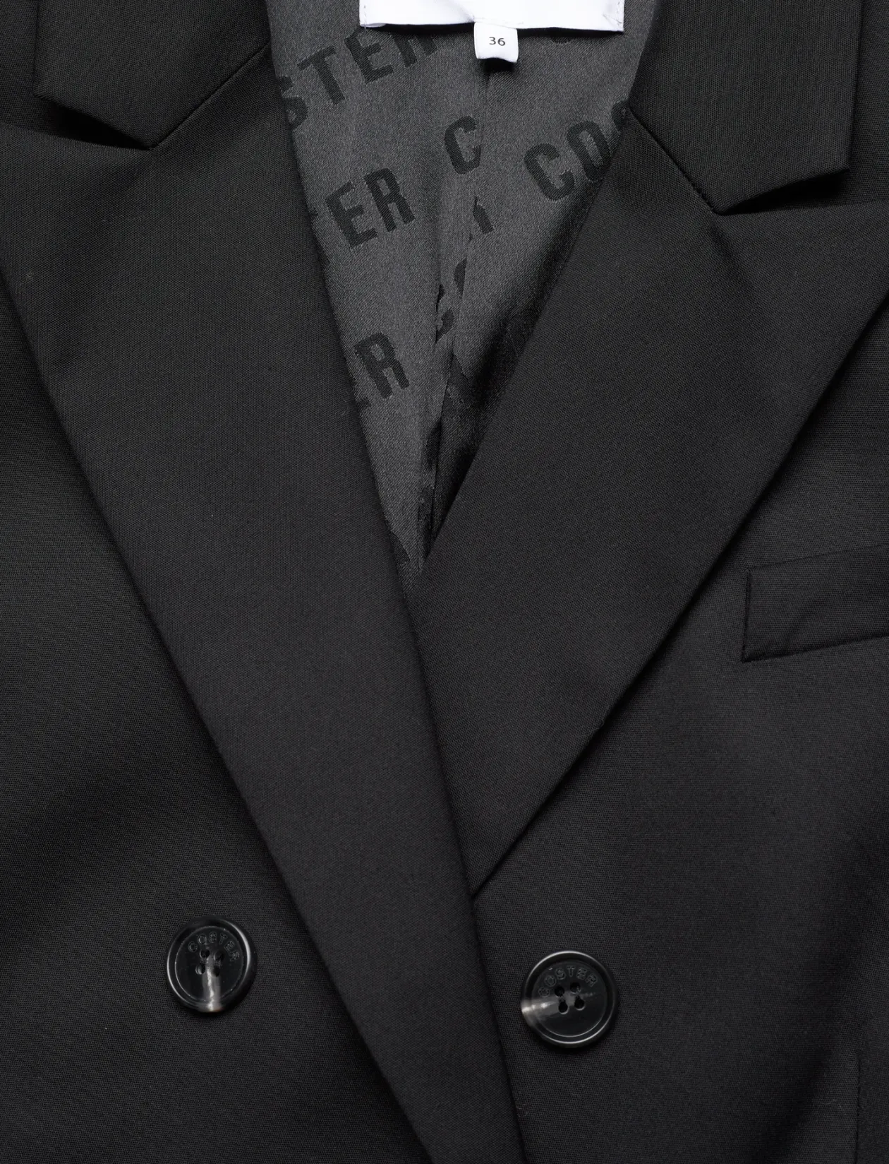 Double-breasted blazer with utility - Dobbeltradede blazere