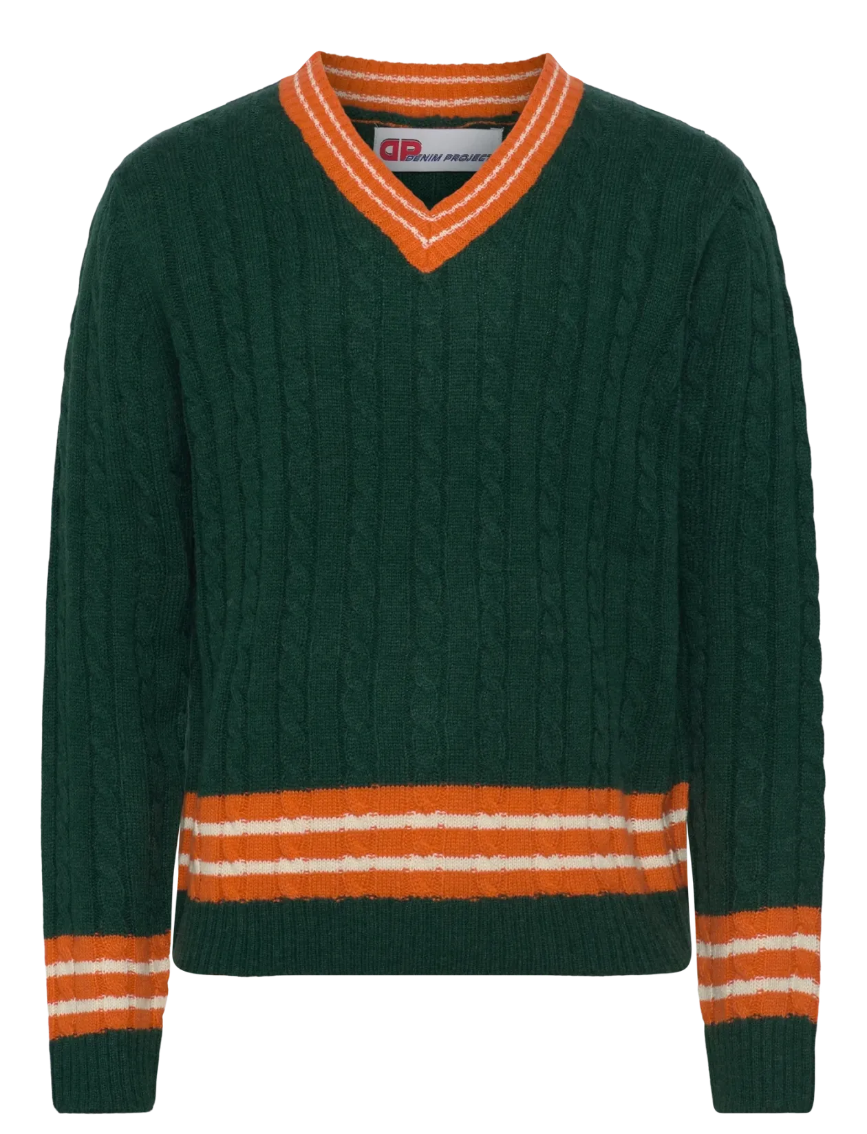 DP BRENTON V NECK KNIT - V-hals