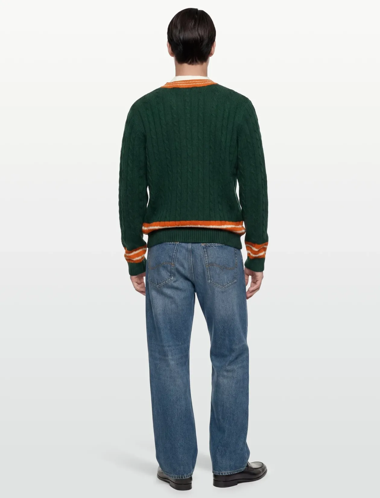 DP BRENTON V NECK KNIT - V-hals