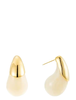 Drop resin earring - Vedhæng øreringe