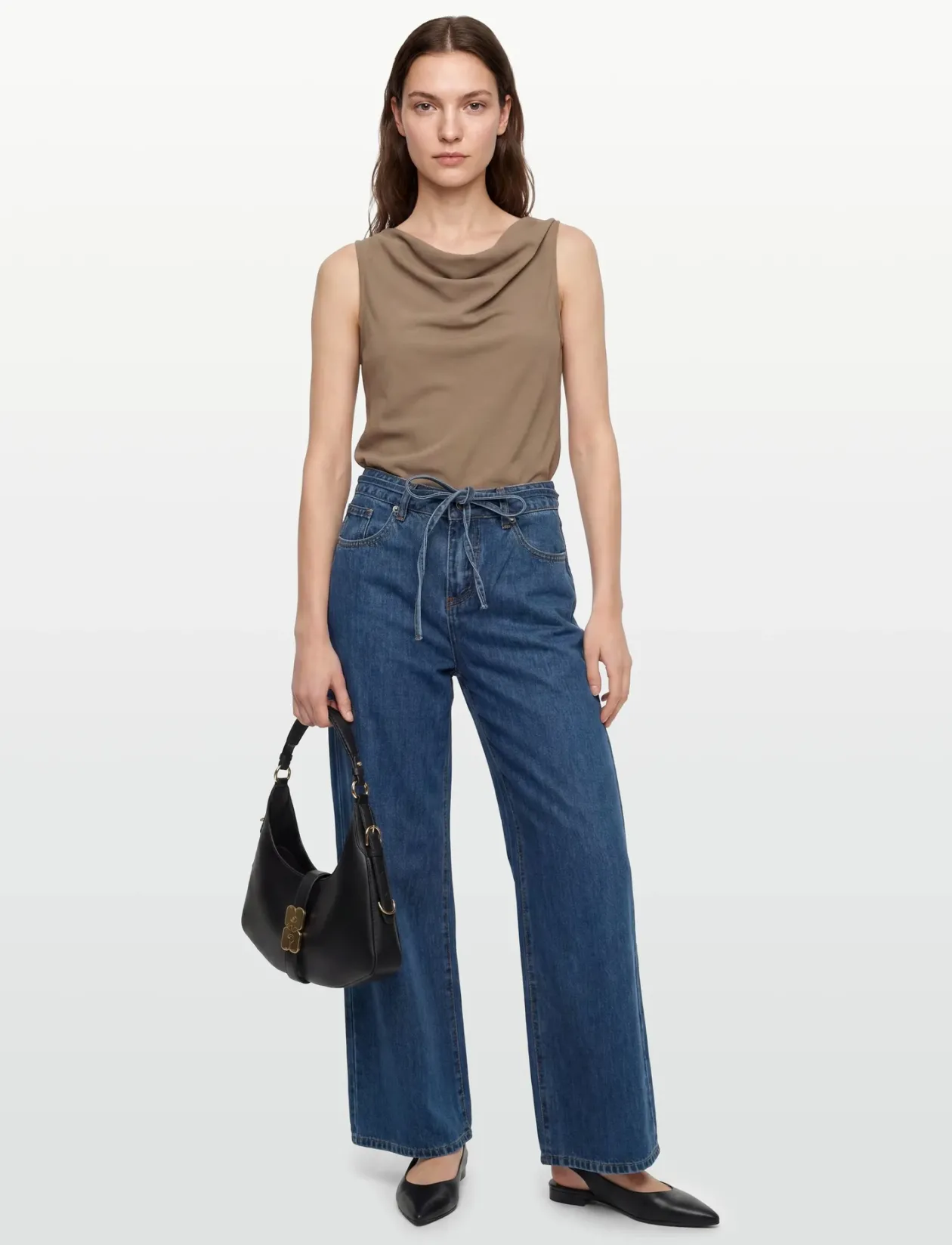 DSMegan Low Waisted Jeans - Brede jeans