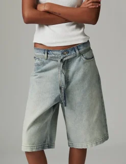 Elijah Shorts - Light Blue Washed - Bermudashorts