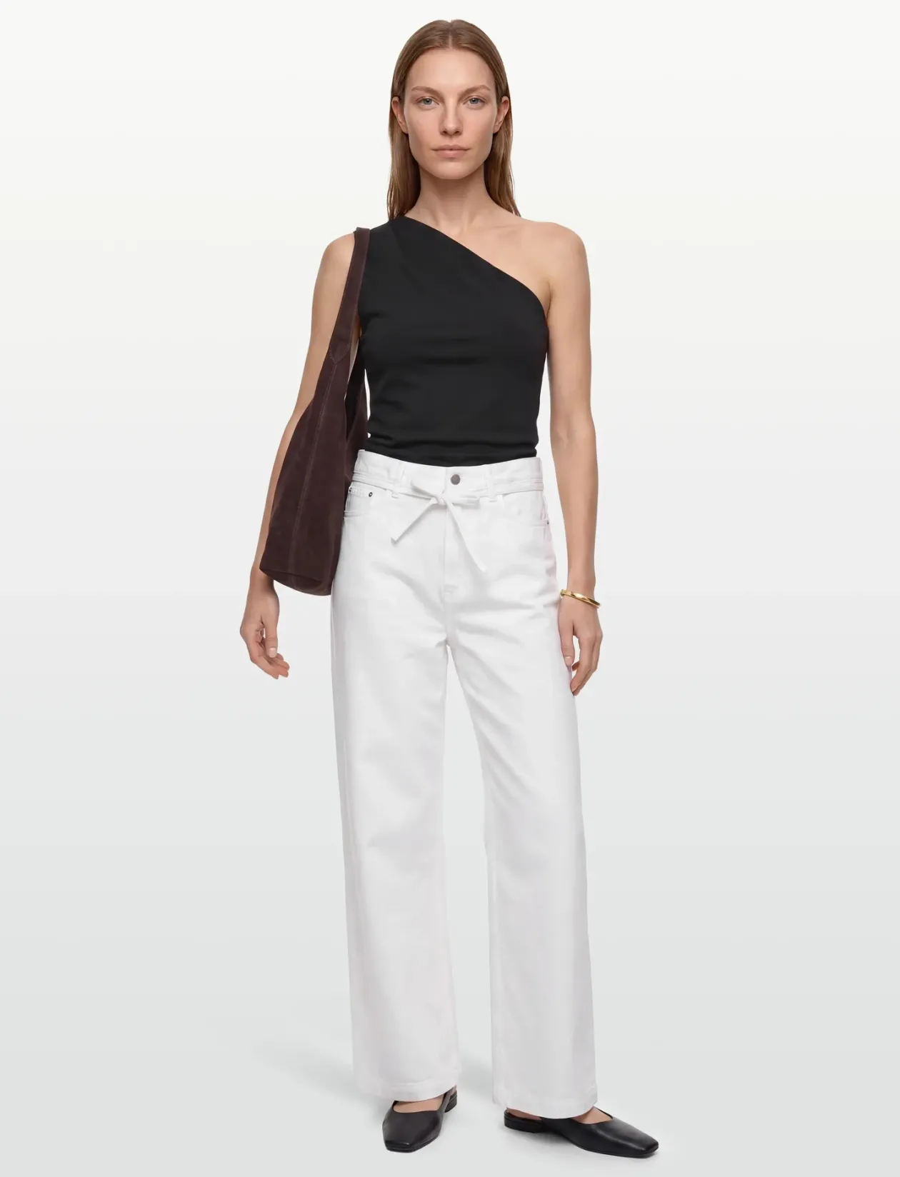 Elijah - Winter White Denim - Brede jeans